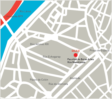 Mapa Sala X, Pontevedra