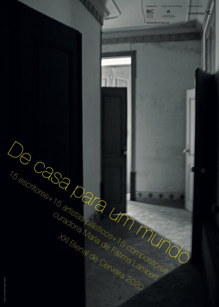 Cartaz Miguel Gaspar projeto "De casa para um mundo..."